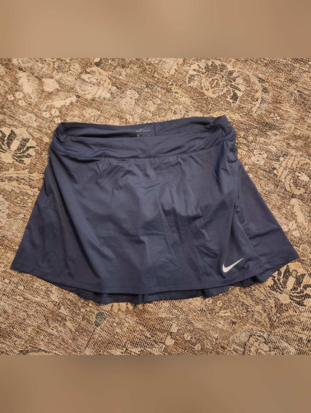 Nike Women's Navy Back Pleated Skort L